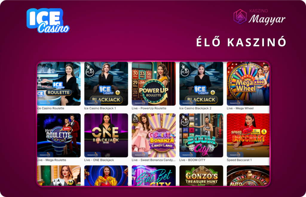 Ice Casino Élő Kaszinó