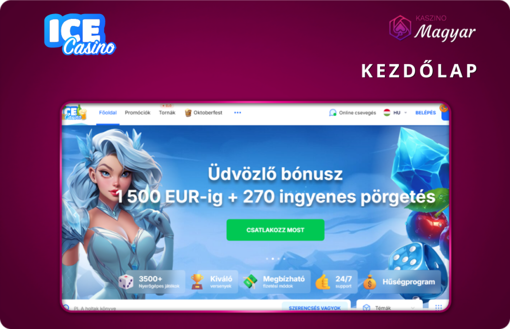 KEZDŐLAP Ice Casino