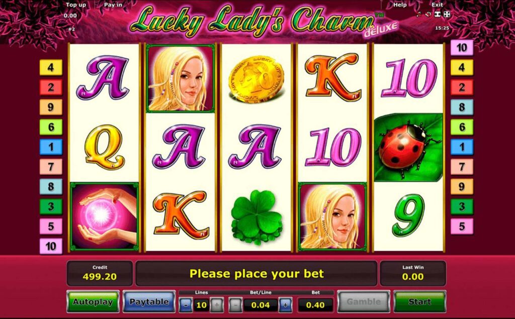 Hogyan játsszon a Lucky Lady’s Charmmal?