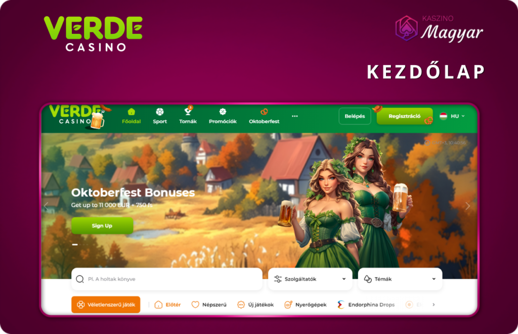 Verde Casino Kezdolap