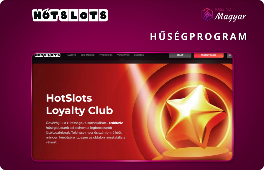 HotSlots hűségprogram