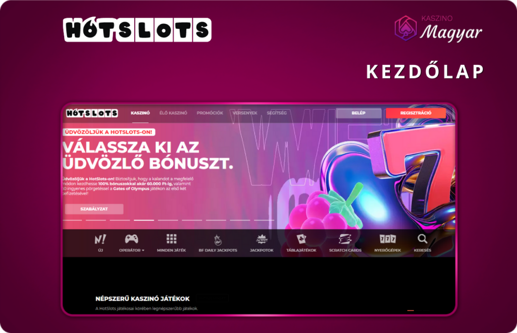 HotSlots Kezdolap