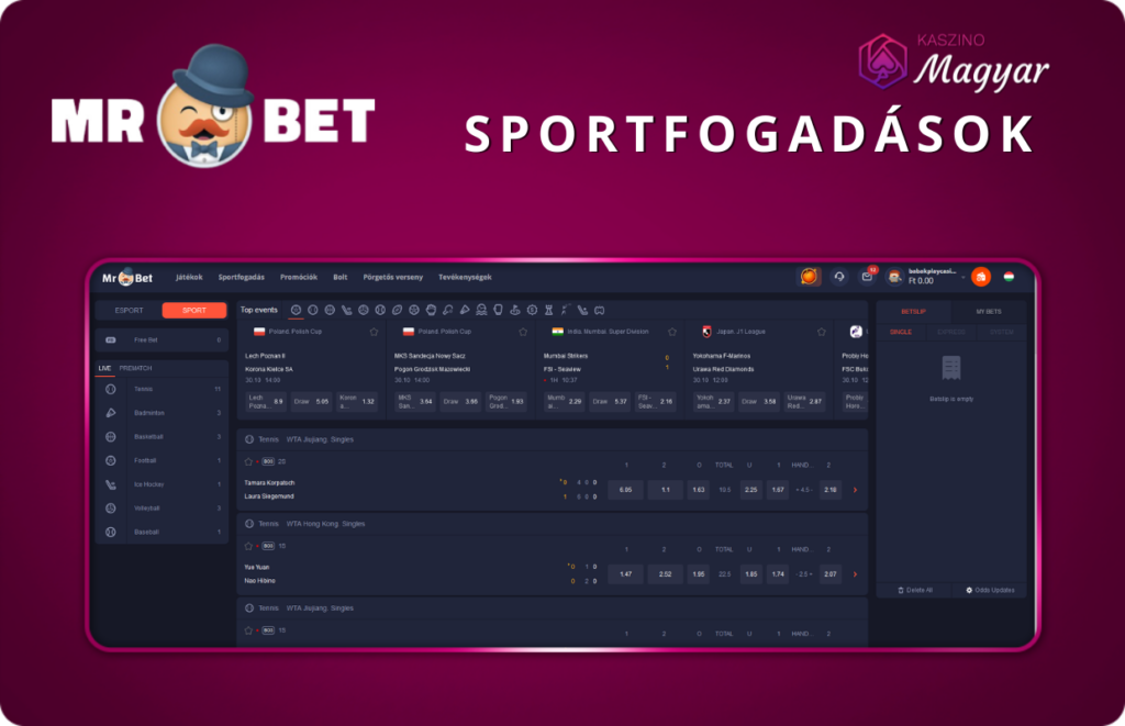 Mr.Bet sportfogadások