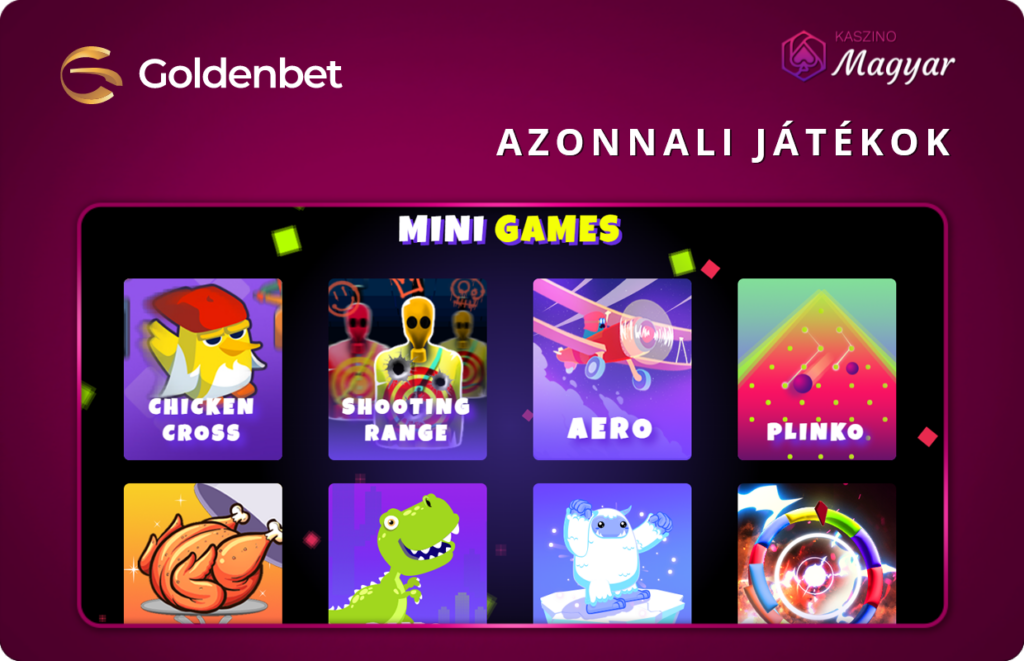 Azonnali játékok a Goldenbet