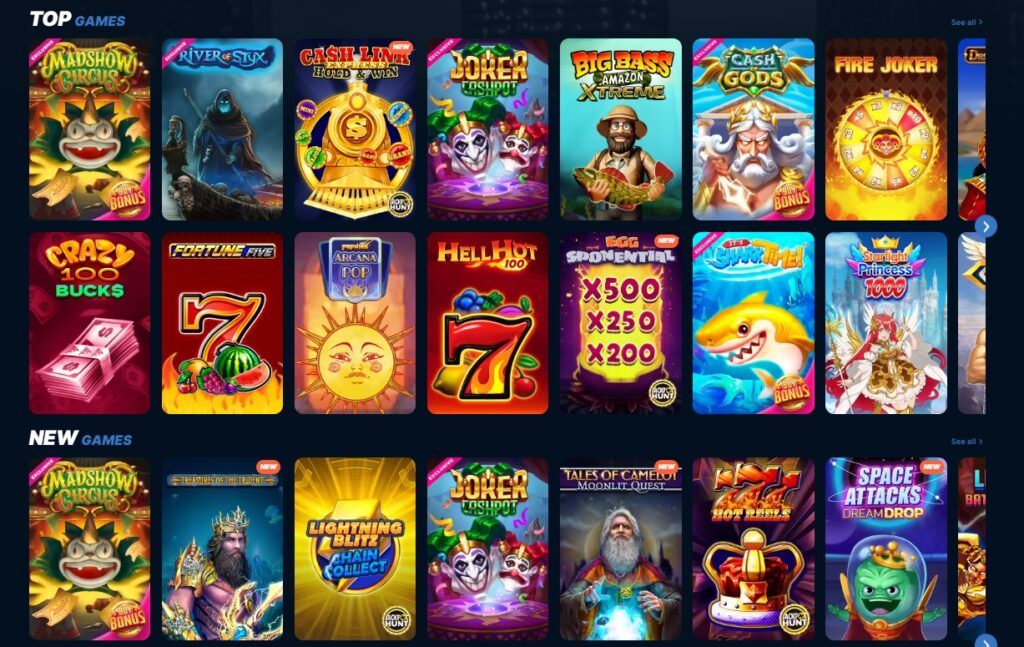 Playzilla Casino slots