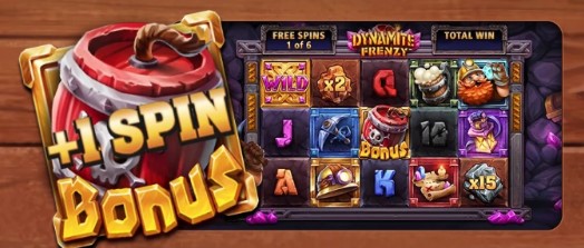 Dynamite Frenzy Free Spins