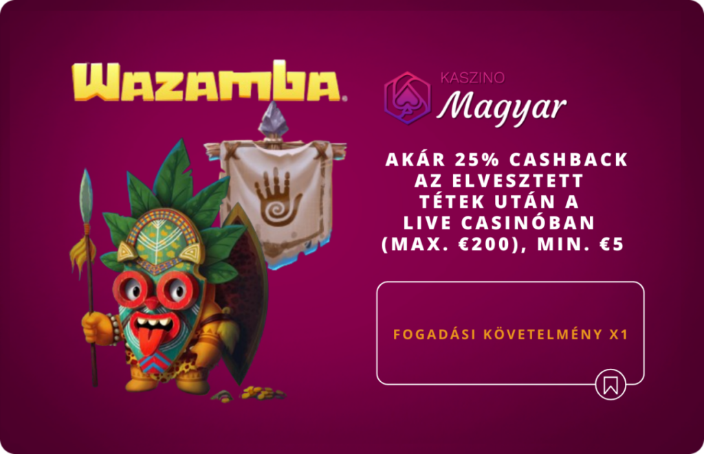 Live Cashback Bonus: akar 25% cashback