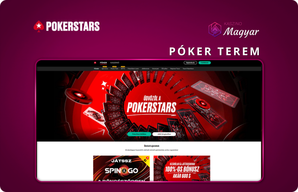 Póker terem PokerStars